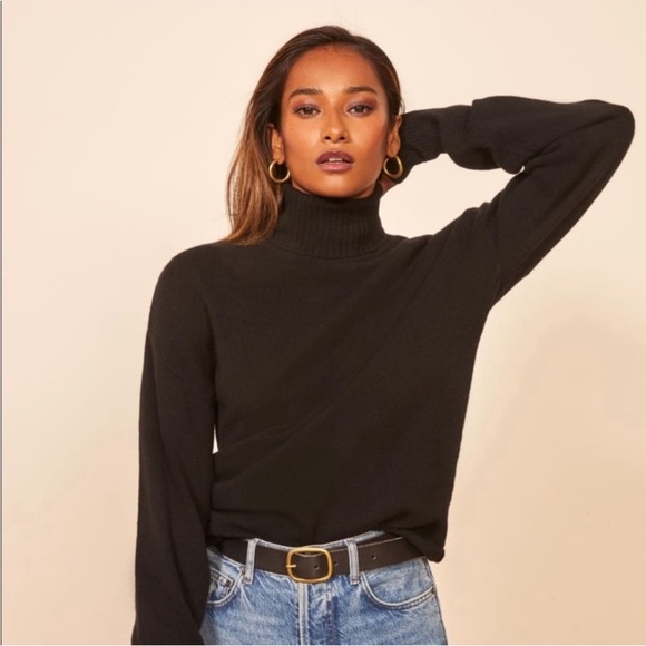 reformation sweaters reformation cashmere boyfriend turtleneck